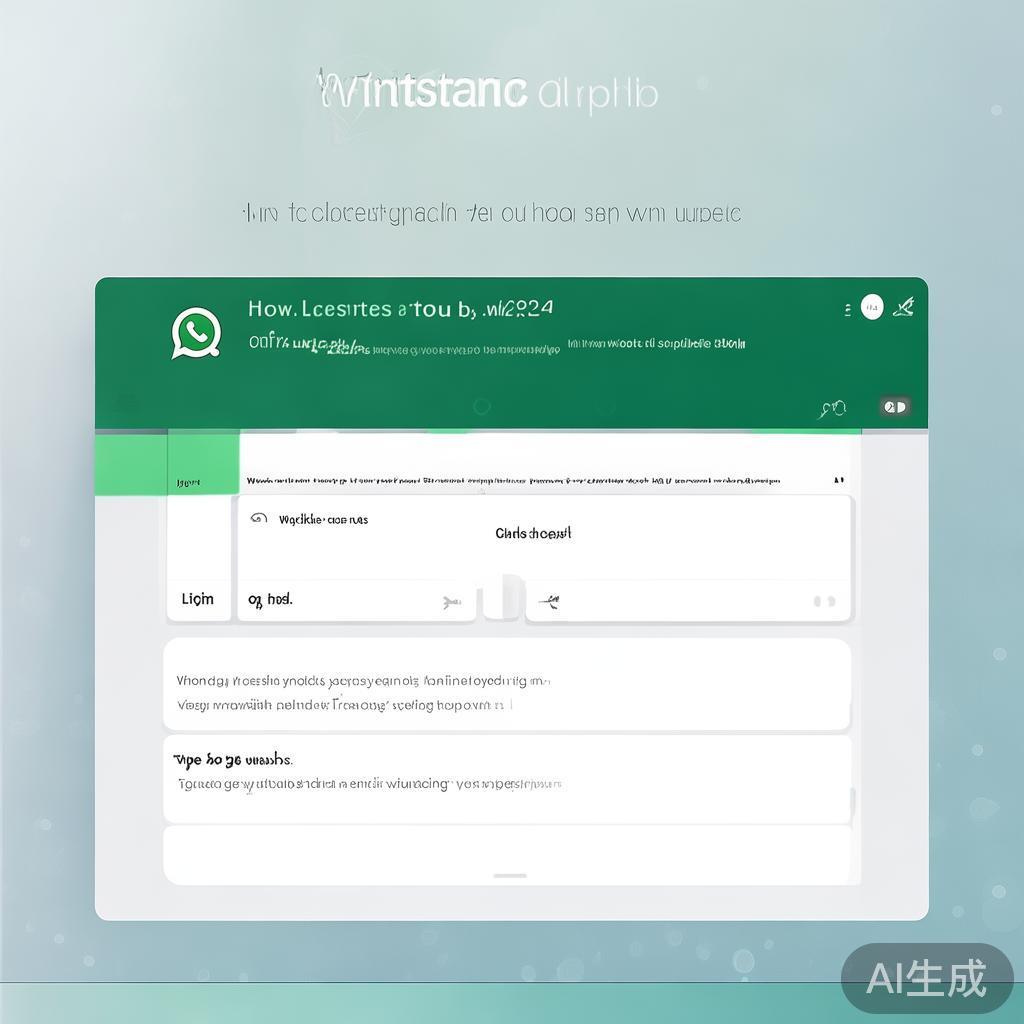 WhatsApp网页版同时在线入口，2024最新使用指南