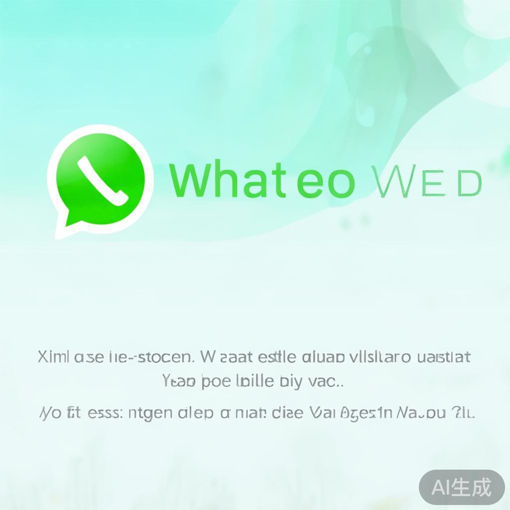 WhatsApp网页版浏览器入口，最简单的方法快速登录聊天
