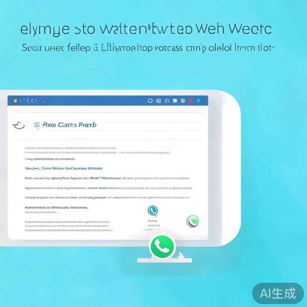 WhatsApp网页版登录指南，如何通过官方入口在电脑上使用聊天应用