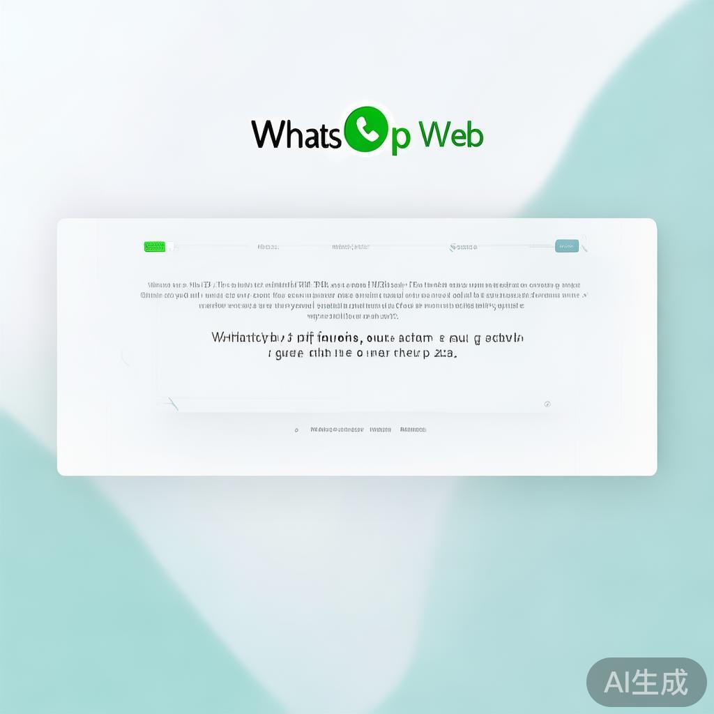 WhatsApp网页版免下载入口，最新官方访问指南