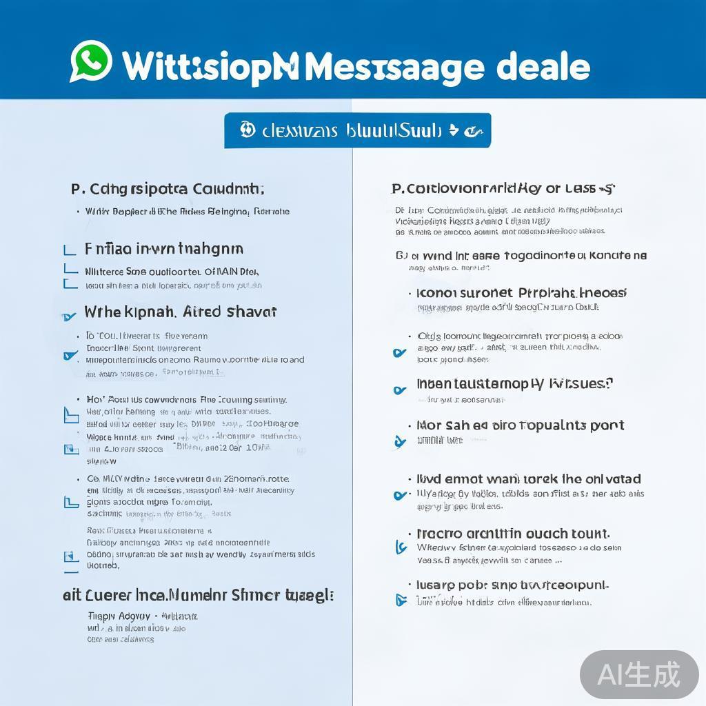 WhatsApp网页版消息延迟怎么办?原因分析与解决方法全在这里! WhatsApp网页版消息延迟怎么办?原因分析与解决方法全在这里!
