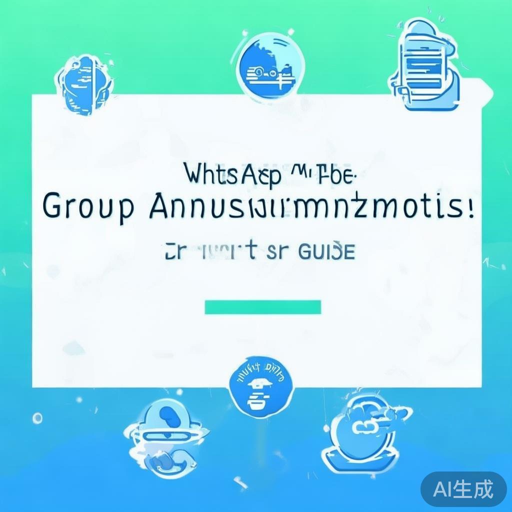WhatsApp网页版群公告编辑指南,轻松搞定群组通知更新! WhatsApp网页版群公告编辑指南,轻松搞定群组通知更新!