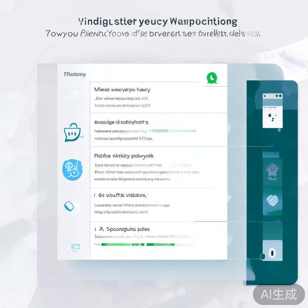 WhatsApp网页版隐私设置完全指南，找到并管理你的隐私入口