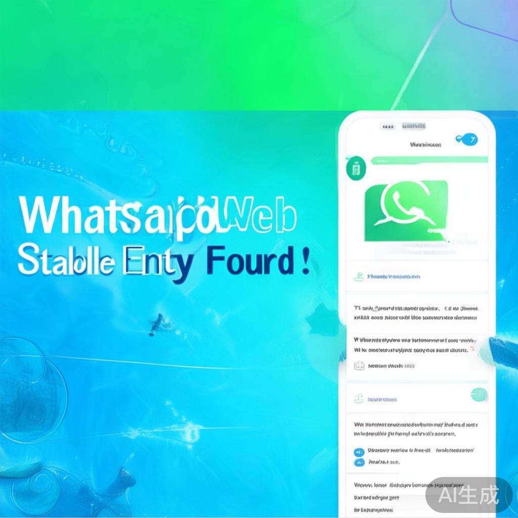 终于找到！WhatsApp网页版稳定入口，安全又便捷