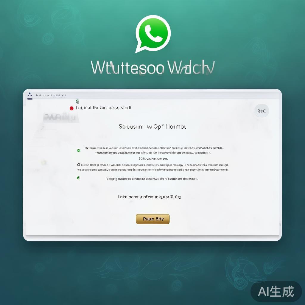 WhatsApp网页版纯净入口，安全访问指南与官方渠道解析